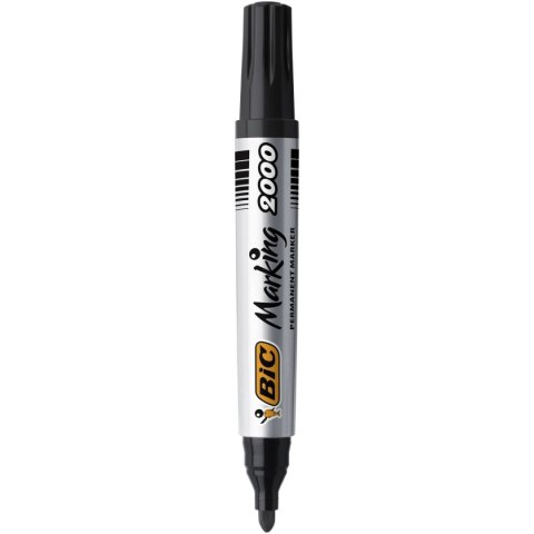 Marker permanentny Marking 2000 wkład czarny 1,5mm okrągła końcówka Bic (8209153) Bic
