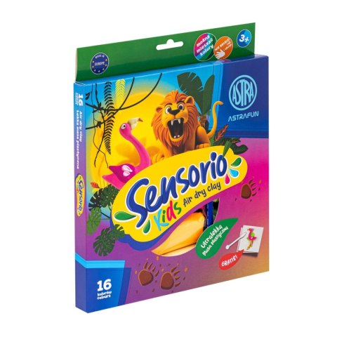 Masa plastyczna dla dzieci DŻUNGLA Sensorio Kids mix Astra (336123023) Astra