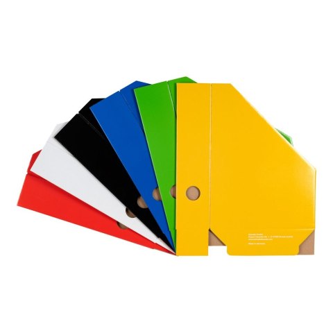 Pojemnik na dokumenty pionowy NIEBIESKI A4 niebieski karton [mm:] 220x300 Bantex (100552130) Bantex