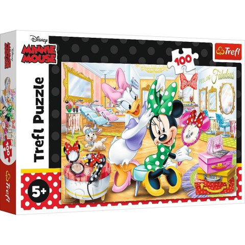 Puzzle Trefl Minnie w salonie kosmetycznym 100 el. (16387) Trefl