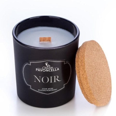 Świeczka ozdobna Noir czarna 135g Pavoncella (5905711530028) Pavoncella