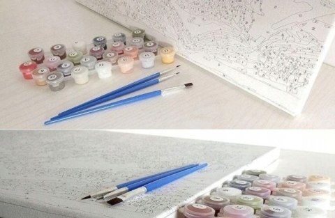 Zestaw kreatywny malowanie po numerach - koń w galopie 40x50cm Norimpex (NO-1009445) Norimpex