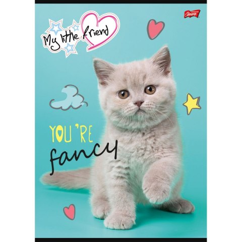 Zeszyt MY LITTLE FRIEND A4 32k. 70g krata Unipap Unipap