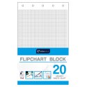 Blok do tablic flipchart Interdruk A1 20k. 80g krata [mm:] 1000x640 (FLI20#) Interdruk