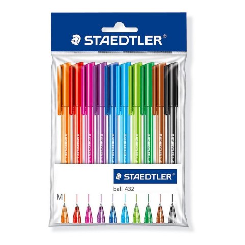 Długopis Staedtler mix 0,8mm (S 432 35 mpb10) Staedtler