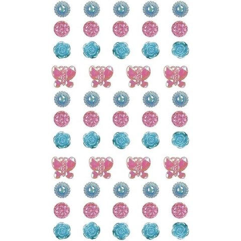 Kryształki Craft-Fun Series samoprzylepne 50 szt mix Titanum (1730) Titanum