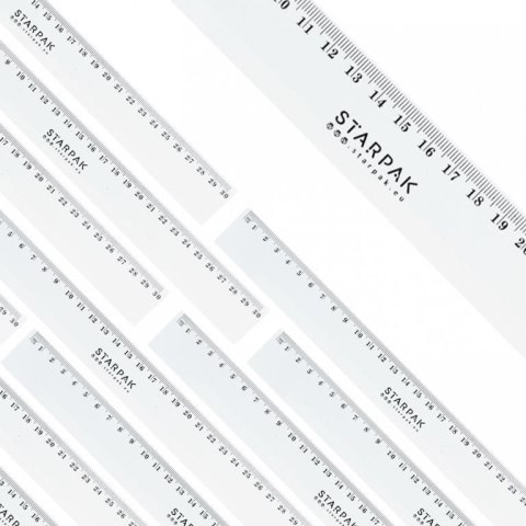 Linijka plastikowa 30cm Starpak (472867) Starpak