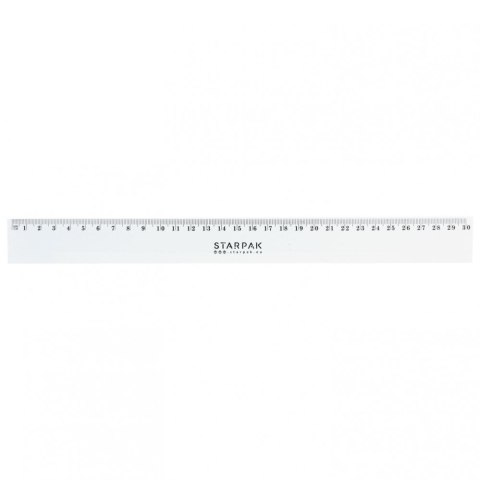 Linijka plastikowa 30cm Starpak (472867) Starpak