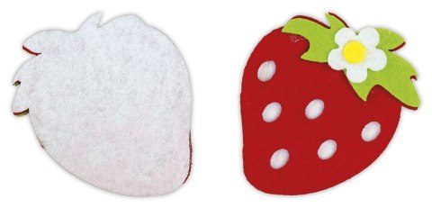 Ozdoba filcowa Craft-Fun Series truskawki Titanum (20CR0312-31) Titanum