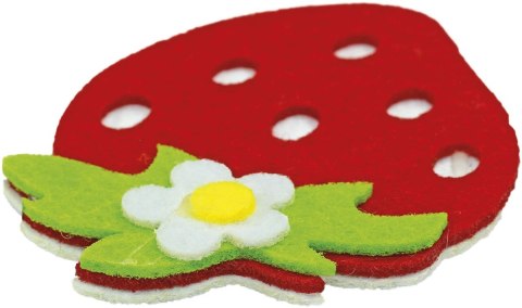 Ozdoba filcowa Craft-Fun Series truskawki Titanum (20CR0312-31) Titanum