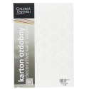 Papier ozdobny (wizytówkowy) glamour biały 230g 20 arkuszy A4 biały 230g Galeria Papieru (204903) Galeria Papieru