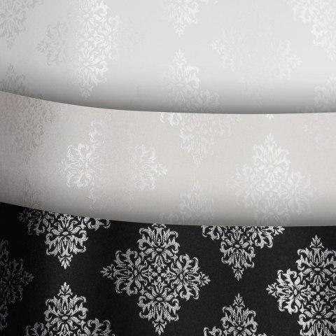 Papier ozdobny (wizytówkowy) glamour biały 230g 20 arkuszy A4 biały 230g Galeria Papieru (204903) Galeria Papieru