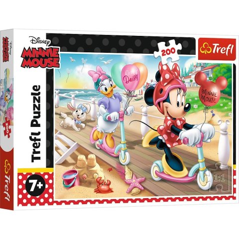 Puzzle Trefl Minie na Plaży 200 el. (13262) Trefl