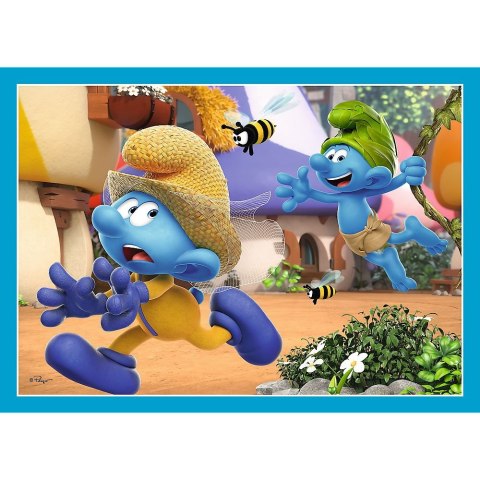 Puzzle Smerfy Wioska Smerfów 4w1 el. Trefl (34656) Trefl