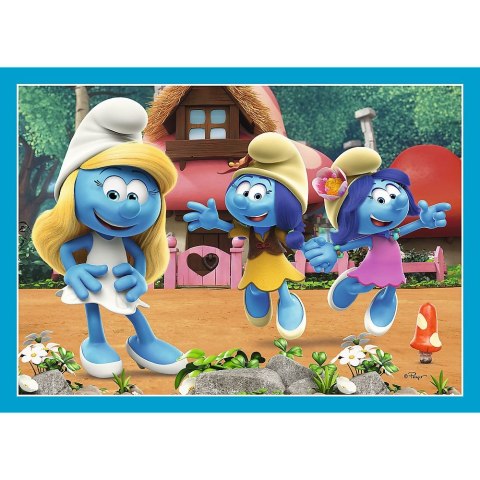 Puzzle Smerfy Wioska Smerfów 4w1 el. Trefl (34656) Trefl