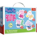 Puzzle Trefl puzzle baby classic Urocza Świnka Peppa 18 el. (36086) Trefl