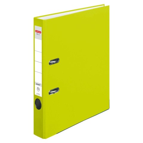 Segregator dźwigniowy Q. file Standard 50022496 A4 50mm zielony Herlitz (300005282) Herlitz
