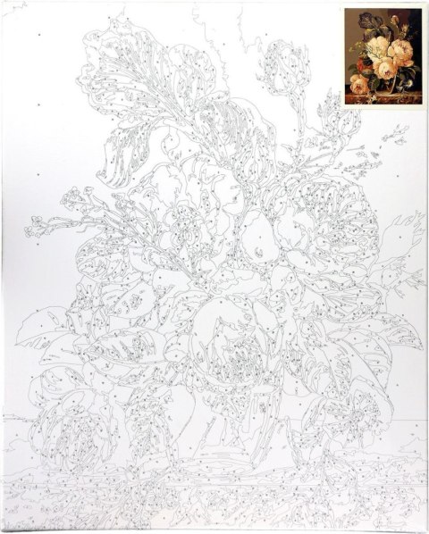 Zestaw kreatywny Malowanie po numerach 40x50cm Bukiet 2 Flamingo Line (FSY757) Flamingo Line