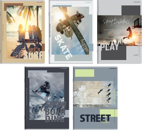 Zeszyt POSTER A5 60k. 70g krata Top 2000 (400181871) Top 2000