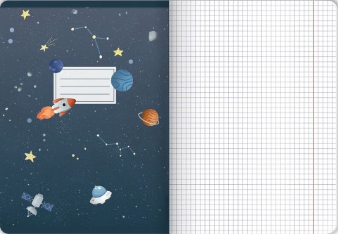 Zeszyt SPACE ADVENTURE A5 32k. 70g krata Top 2000 (400182344) Top 2000