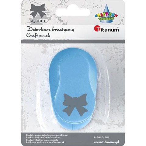 Dziurkacz ozdobny Craft-Fun Series 25mm kokarda Titanum (T-8810-28e) Titanum