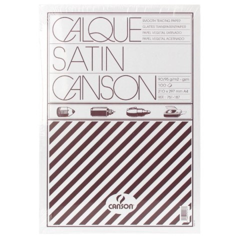 Kalka kreślarska A4 przezroczysty 90g [mm:] 210x297 Canson (200751187) Canson