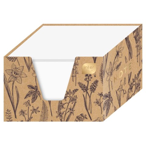 Kostka papierowa [mm:] 90x90x 50 Interdruk (KOSPAPBKUBP) Interdruk