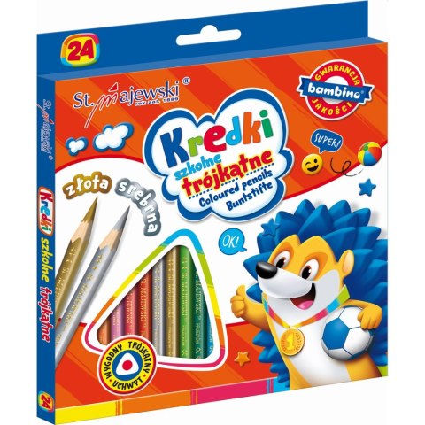 Kredki ołówkowe 24 kol. St.Majewski St.Majewski