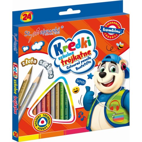 Kredki ołówkowe 24 kol. St.Majewski St.Majewski