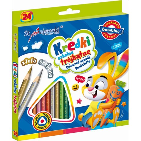 Kredki ołówkowe 24 kol. St.Majewski St.Majewski