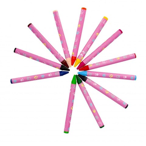 Kredki świecowe Gabby 12 kol. Starpak (529130) Starpak