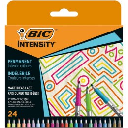 Marker permanentny Bic Marking intensity box 24 szt, mix (511028) Bic