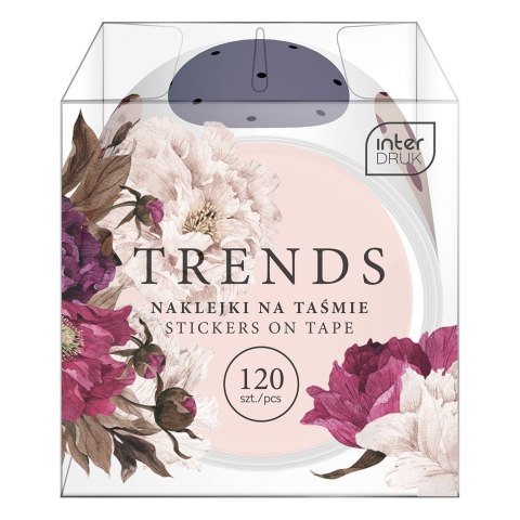 Naklejka (nalepka) GLAM 120 szt Interdruk (na taśmie) Interdruk