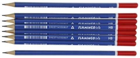 Ołówek w kartonowym pudełku HB Flamingo Line Flamingo Line