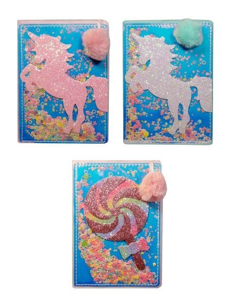 Pamiętnik z brokatem A5 [mm:] 150x220 Swede (U1070) Swede