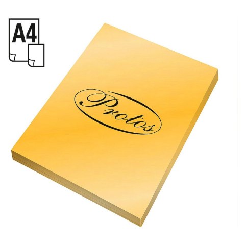 Papier kolorowy A4 złoty 20k. 170g Protos Protos