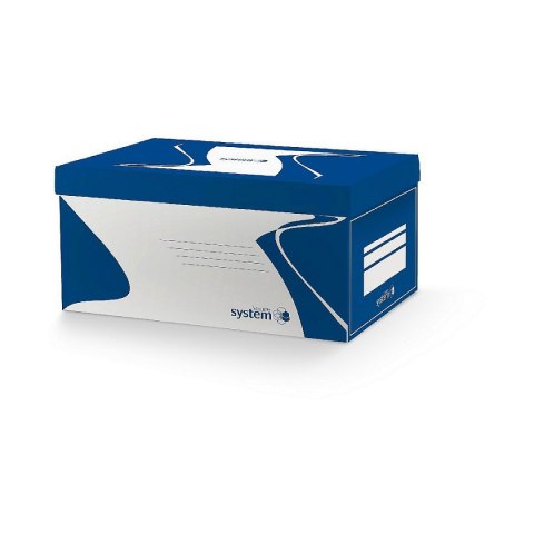 Pudło archiwizacyjne zbiorcze A4 niebieski tektura bezkwasowa [mm:] 540x340x 300 Vaupe (437/03) Vaupe