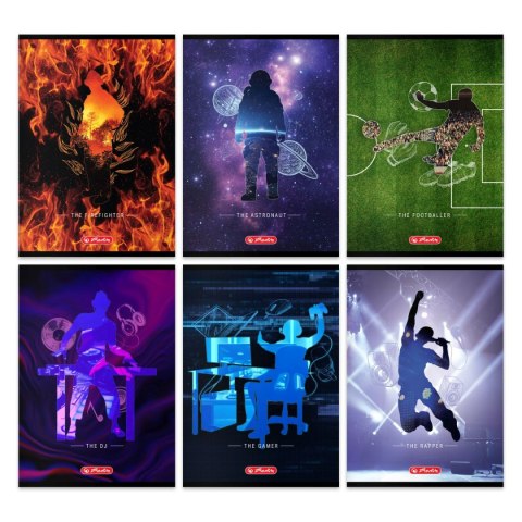 Zeszyt The Hero A5 16k. 70g krata Herlitz (9554064) Herlitz