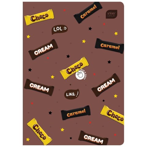 Zeszyt zapachowy CHOCOLATE A5 32k. 70g krata Interdruk (ZE32#ZAPCHO) Interdruk