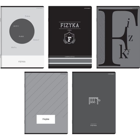 Zeszyt fizyka A5 60k. 70g krata Top 2000 (400183676) Top 2000