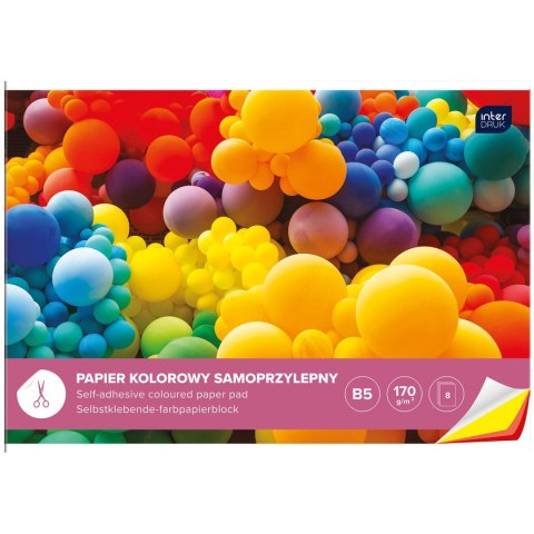 Zeszyt papierów kolorowych B5 170g 8k Interdruk (ZEPKB5SP) Interdruk