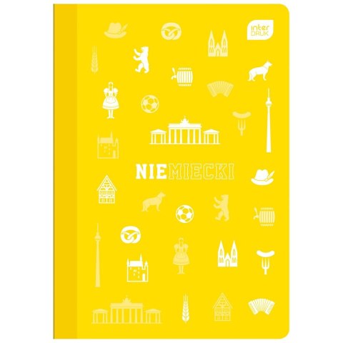 Zeszyt tematyczny Język niemiecki A5 60k. 70g krata Interdruk Interdruk