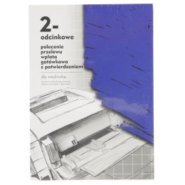 Druk offsetowy Michalczyk i Prokop Polecenie przelewu/wpłata gotówkowa z potw., 2-odc A4 100k. (F-111-2) Michalczyk i Prokop