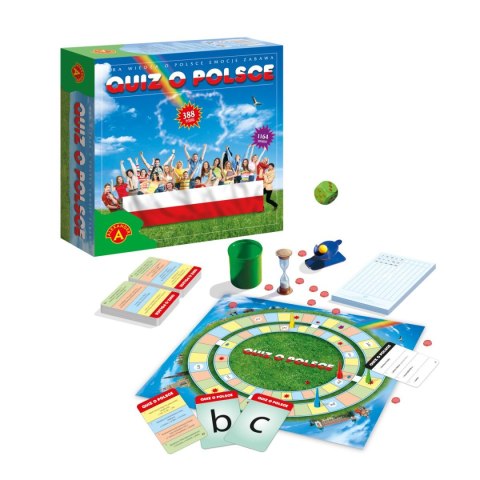 Gra planszowa Quiz o Polsce Alexander (5906018004144) Alexander