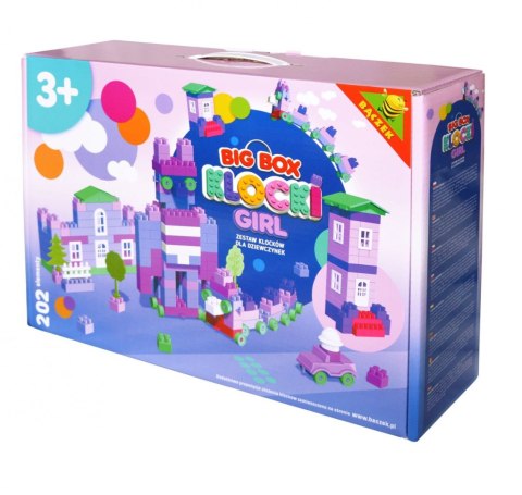 Klocki plastikowe w pudełku Bączek (KL-202D 2209) Bączek