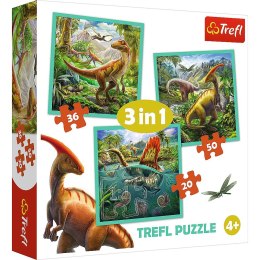 Puzzle Trefl Disney niezwykły świat dinozaurów 3, 4, 6, 9 el. (34837) Trefl