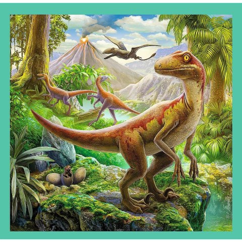 Puzzle Disney niezwykły świat dinozaurów 3, 4, 6, 9 el. Trefl (34837) Trefl