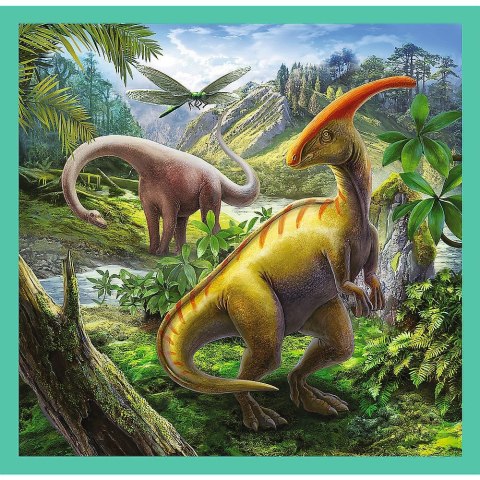 Puzzle Disney niezwykły świat dinozaurów 3, 4, 6, 9 el. Trefl (34837) Trefl