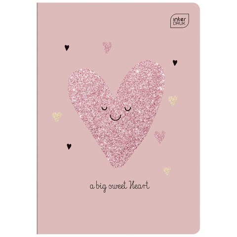 Zeszyt GLITTER A5 16k. 70g linia Interdruk (ZE16K=GLI) Interdruk