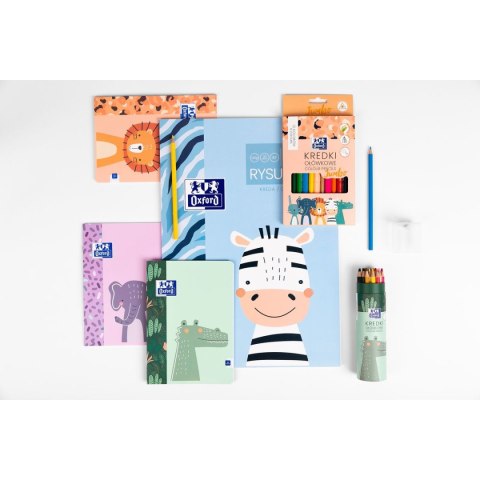 Zeszyt kids A5 16k. 90g podwójna linia kolor Oxford (400170239) Oxford